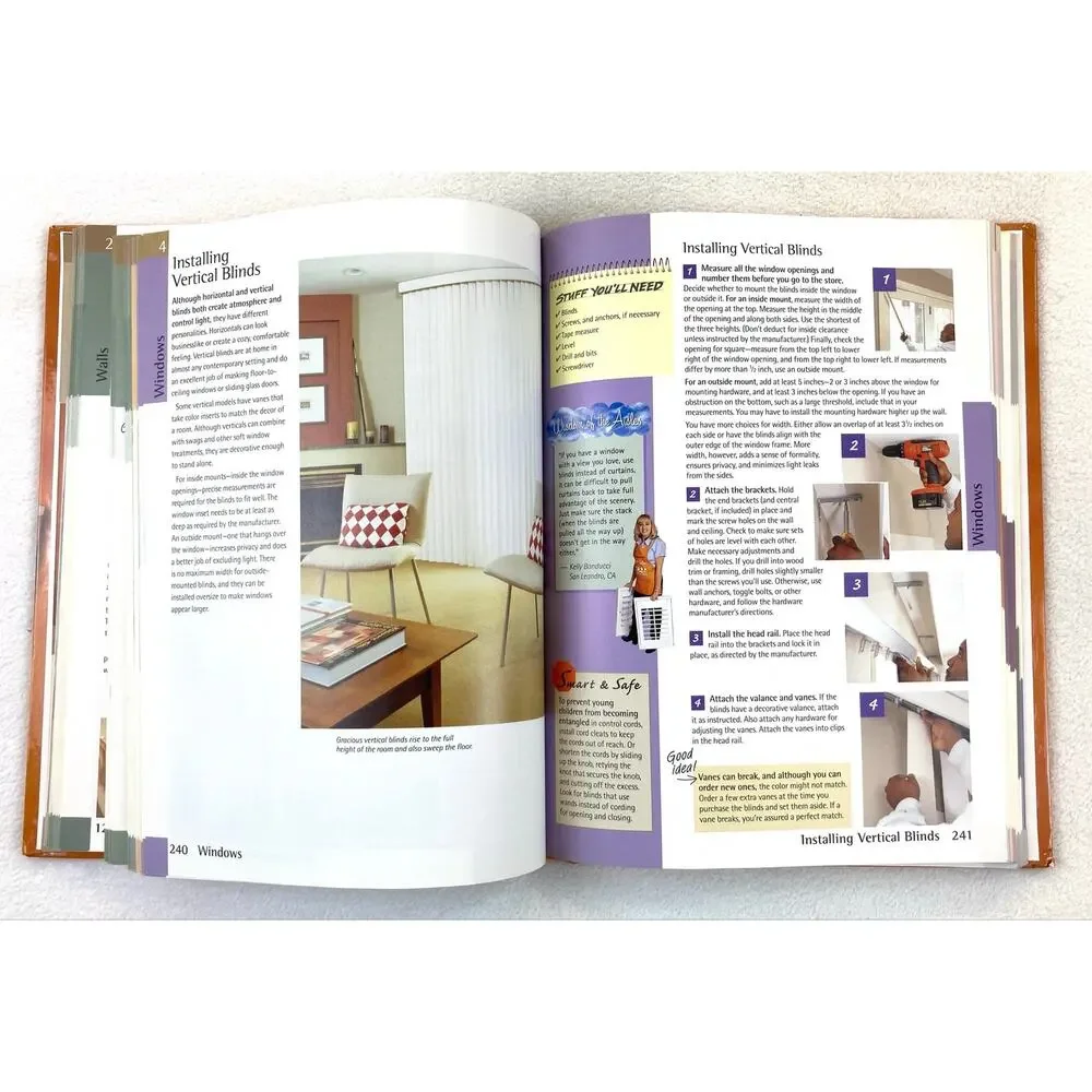 Decorating 1-2-3 Home Depot Decorating Guide Book Hardcover ISBN 9780696211072